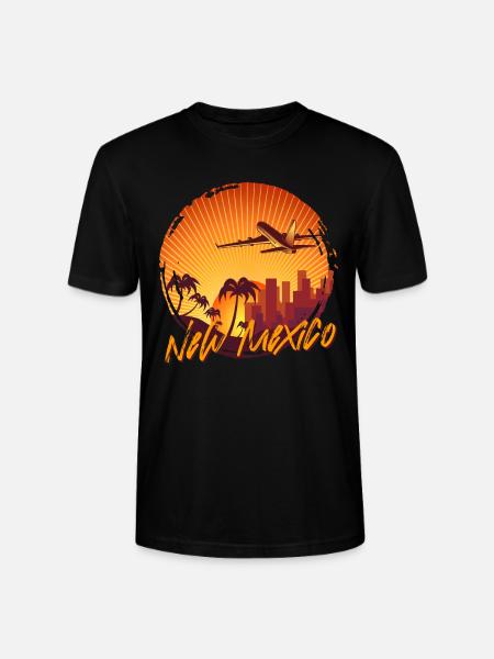 New Mexico - Stanley/Stella CRAFTER Unisex Organic T-Shirt - black