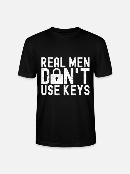 Schlüsseldienst Locksmith Dietrich - Stanley/Stella CRAFTER Unisex Organic T-Shirt - black