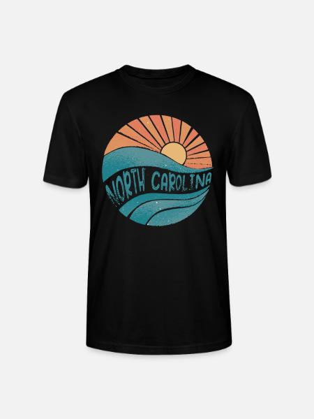North Carolina - Stanley/Stella CRAFTER Unisex Organic T-Shirt - black
