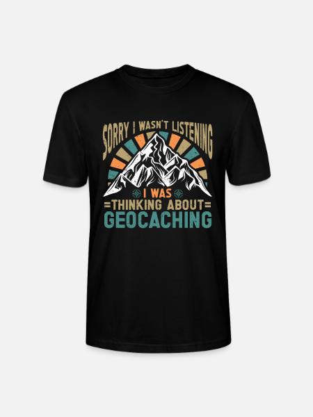 Geocaching Gift Geocacher Geocache - Stanley/Stella CRAFTER Unisex Organic T-Shirt - black
