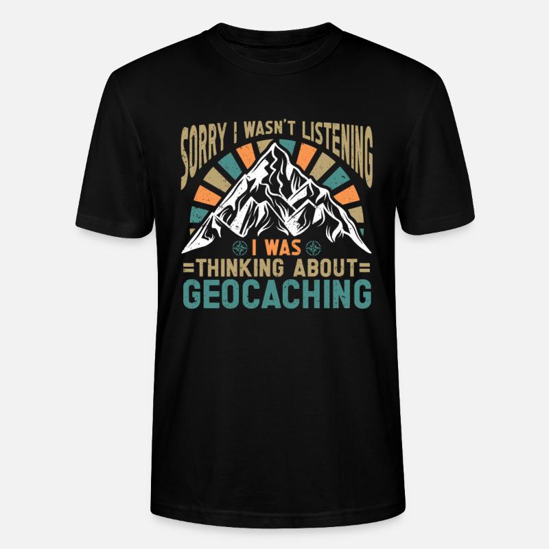 Geocaching Geschenk Geocacher Geocache - Stanley/Stella Unisex Bio-T-Shirt CRAFTER - Schwarz