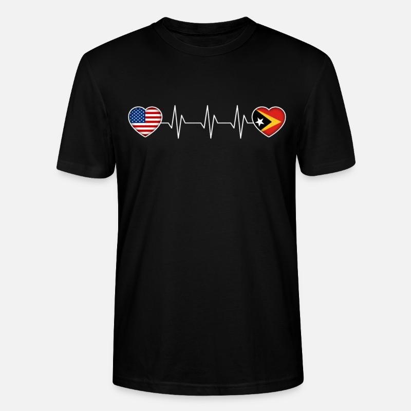 Osttimor - Stanley/Stella Unisex Bio-T-Shirt CRAFTER - Schwarz