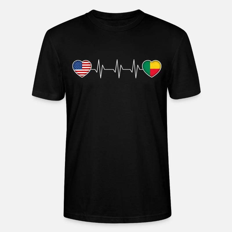Benin - Stanley/Stella Unisex Bio-T-Shirt CRAFTER - Schwarz