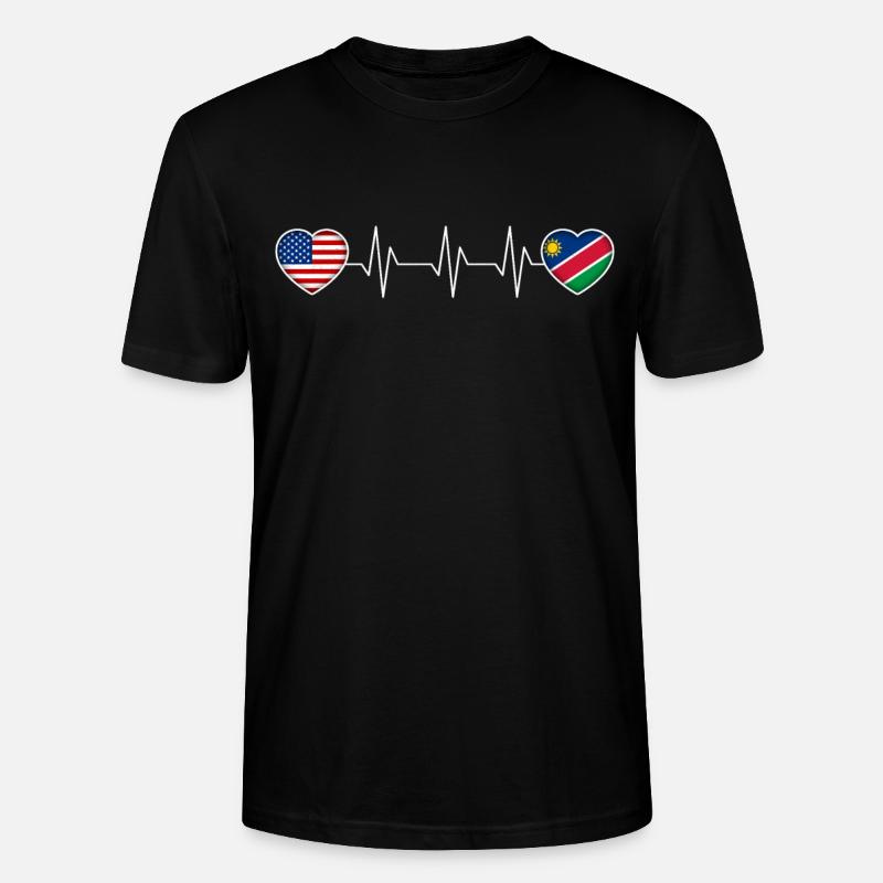 Namibia - Stanley/Stella Unisex Bio-T-Shirt CRAFTER - Schwarz