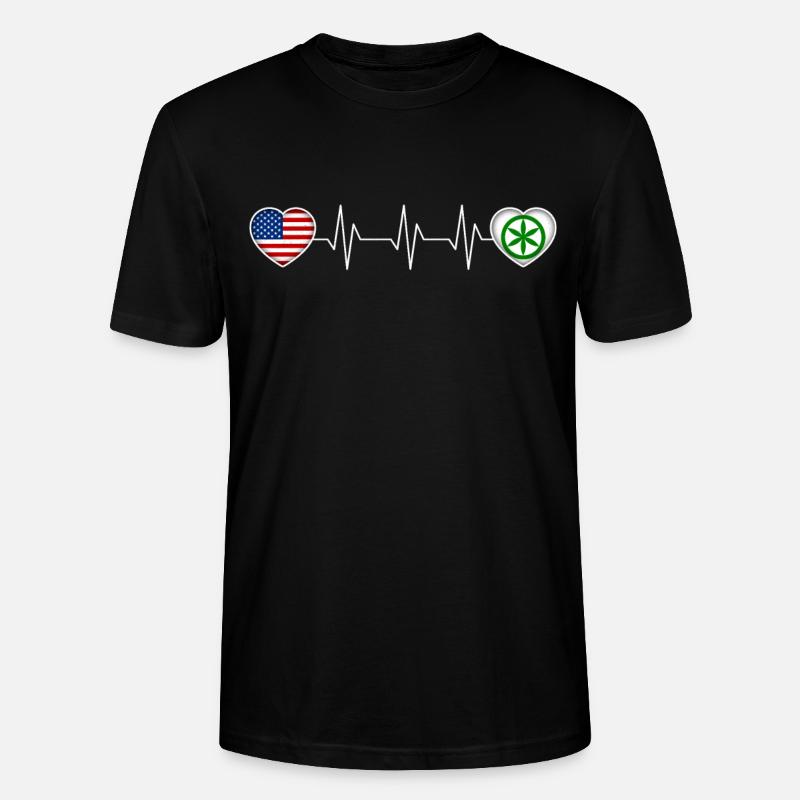 Padanie - T-shirt bio CRAFTER Stanley Stella Unisexe - noir