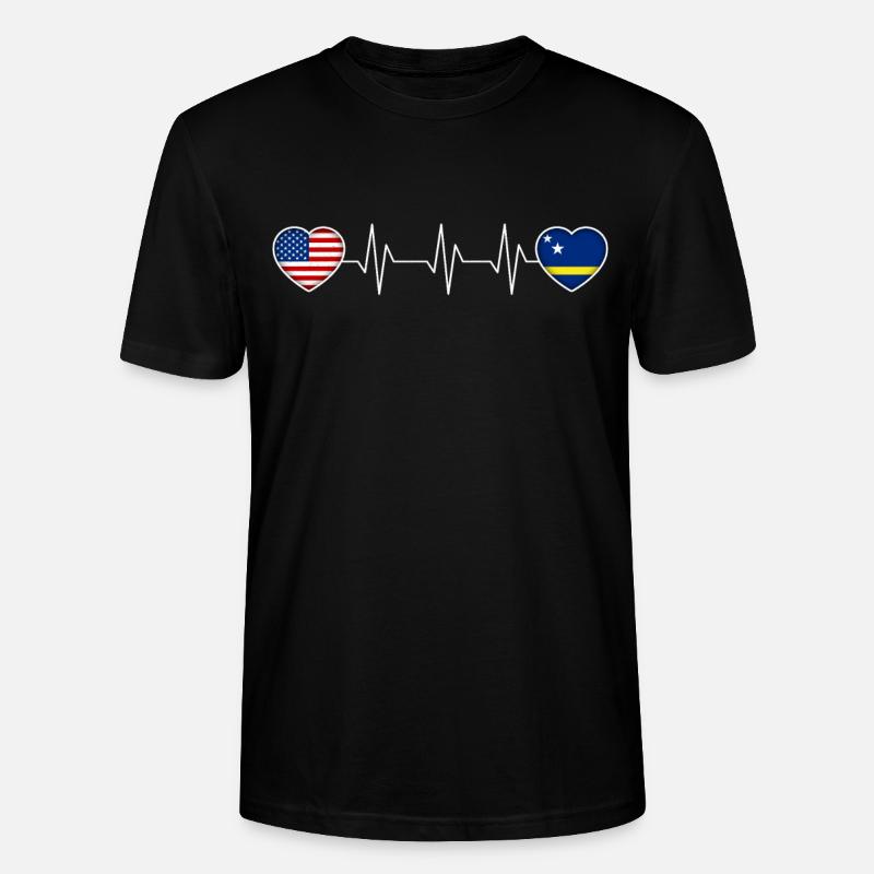 Curaçao - Stanley/Stella Unisex Bio-T-Shirt CRAFTER - Schwarz