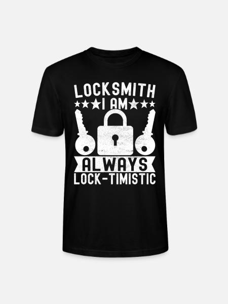 Schlüsseldienst Locksmith Dietrich - Stanley/Stella CRAFTER Unisex Organic T-Shirt - black