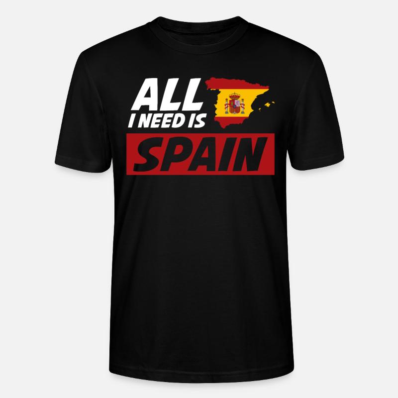 Spanien Urlaub Spanisch - Stanley/Stella Unisex Bio-T-Shirt CRAFTER - Schwarz