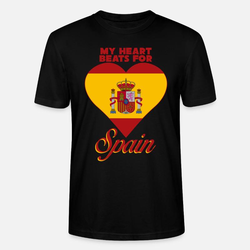 Spanien Liebe Spanisch - Stanley/Stella Unisex Bio-T-Shirt CRAFTER - Schwarz