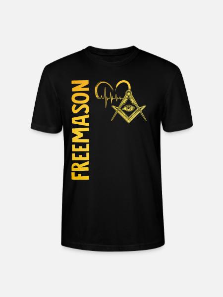 Masonic Freemasonry Fraternal - Stanley/Stella Unisex Bio-T-Shirt CRAFTER - Schwarz