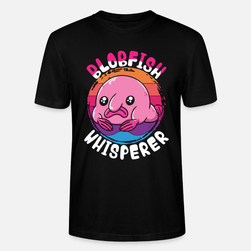 Blobfisch Blobfish Whisperer - T-shirt bio CRAFTER Stanley Stella Unisexe - noir