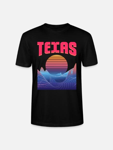 Texas - Stanley/Stella CRAFTER Unisex Organic T-Shirt - black