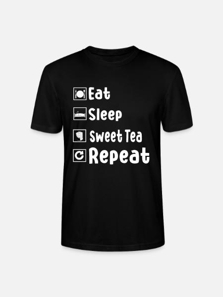 Sweet tea - Stanley/Stella CRAFTER Unisex Organic T-Shirt - black