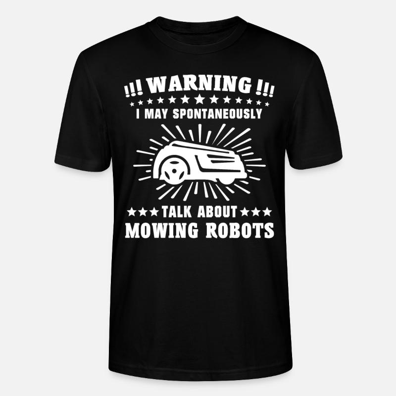 Mähroboter - Stanley/Stella Unisex Bio-T-Shirt CRAFTER - Schwarz