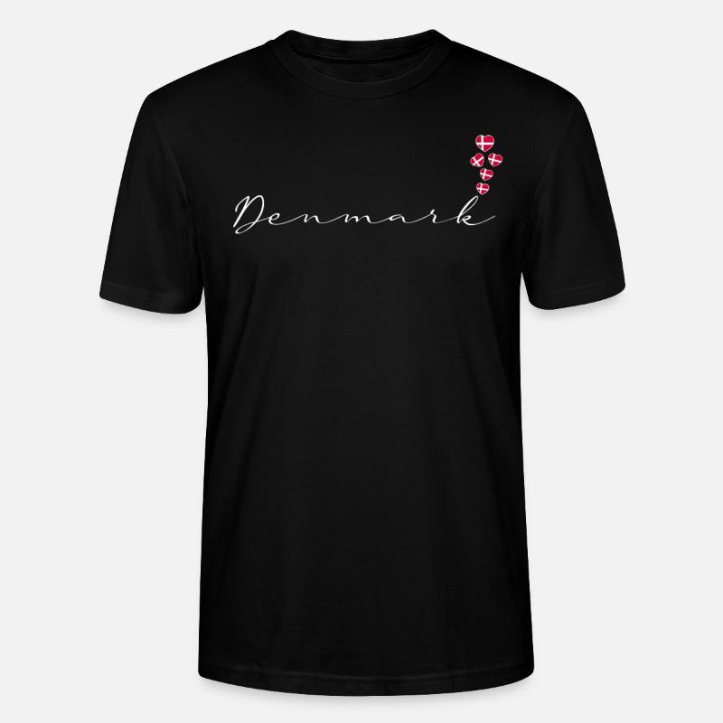 Danemark - T-shirt bio CRAFTER Stanley Stella Unisexe - noir