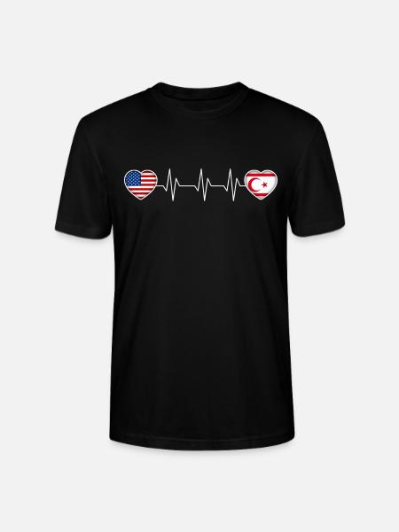 Northern Cyprus - Stanley/Stella CRAFTER Unisex Organic T-Shirt - black