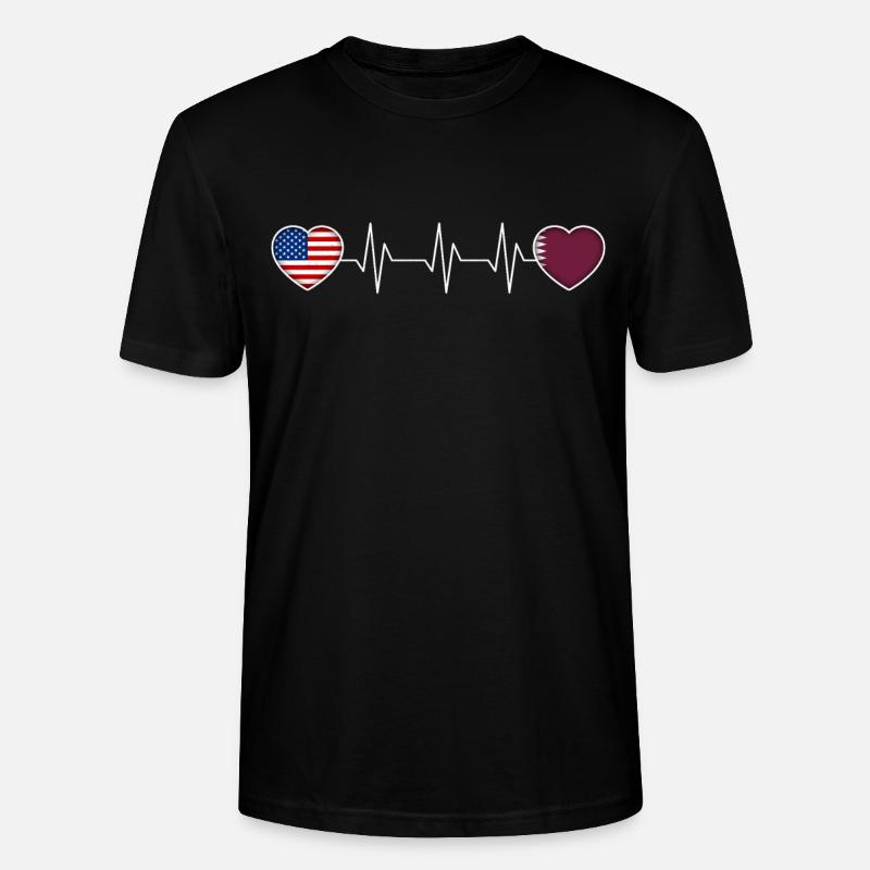 Katar - Stanley/Stella Unisex Bio-T-Shirt CRAFTER - Schwarz