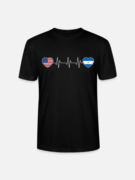 Nicaragua - Stanley/Stella CRAFTER Unisex Organic T-Shirt - black