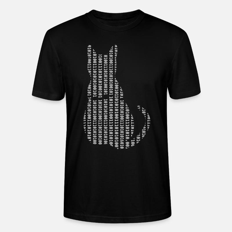 Computer Scientist Cat Admin Programmer - Stanley/Stella CRAFTER Unisex Organic T-Shirt - black