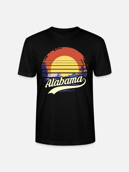 Alabama - Stanley/Stella CRAFTER Unisex Organic T-Shirt - black