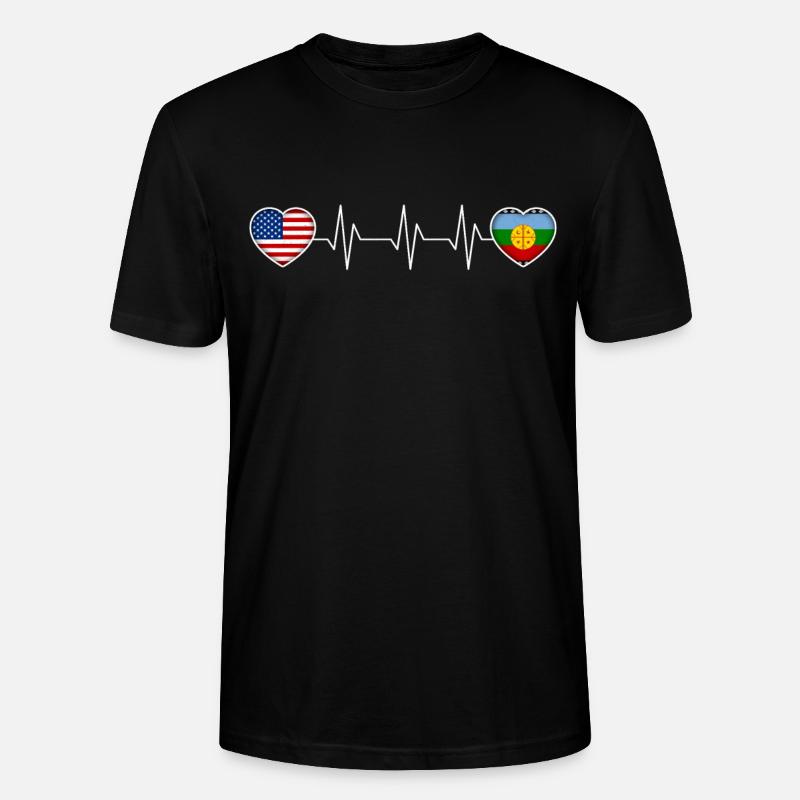 Mapuche - Stanley/Stella Unisex Bio-T-Shirt CRAFTER - Schwarz
