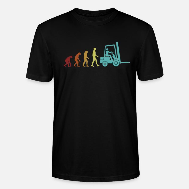Chariot élévateur tout-terrain Evolution - T-shirt bio CRAFTER Stanley Stella Unisexe - noir