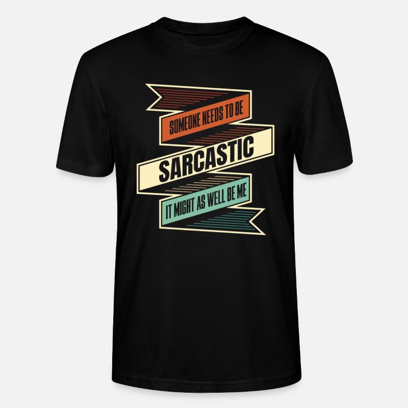 Schwarzer Humor - Stanley/Stella Unisex Bio-T-Shirt CRAFTER - Schwarz
