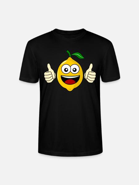 Lemon Motivation Lemon - Stanley/Stella CRAFTER Unisex Organic T-Shirt - black