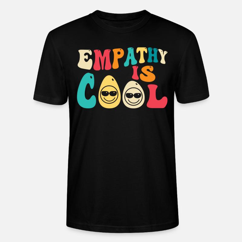 Empathie Ist Cool - Stanley/Stella Unisex Bio-T-Shirt CRAFTER - Schwarz