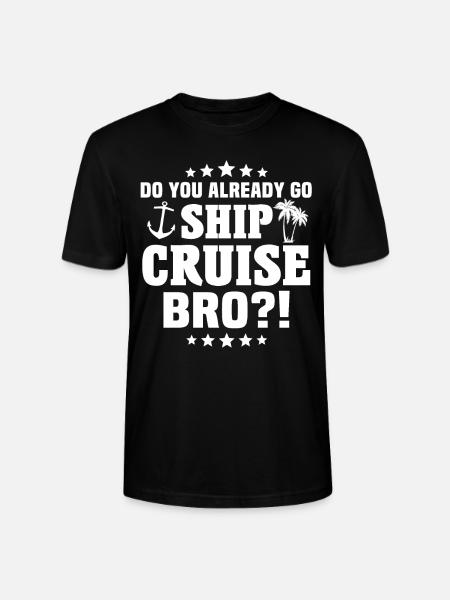 Croisière Croisière Vacances - T-shirt bio CRAFTER Stanley Stella Unisexe - noir