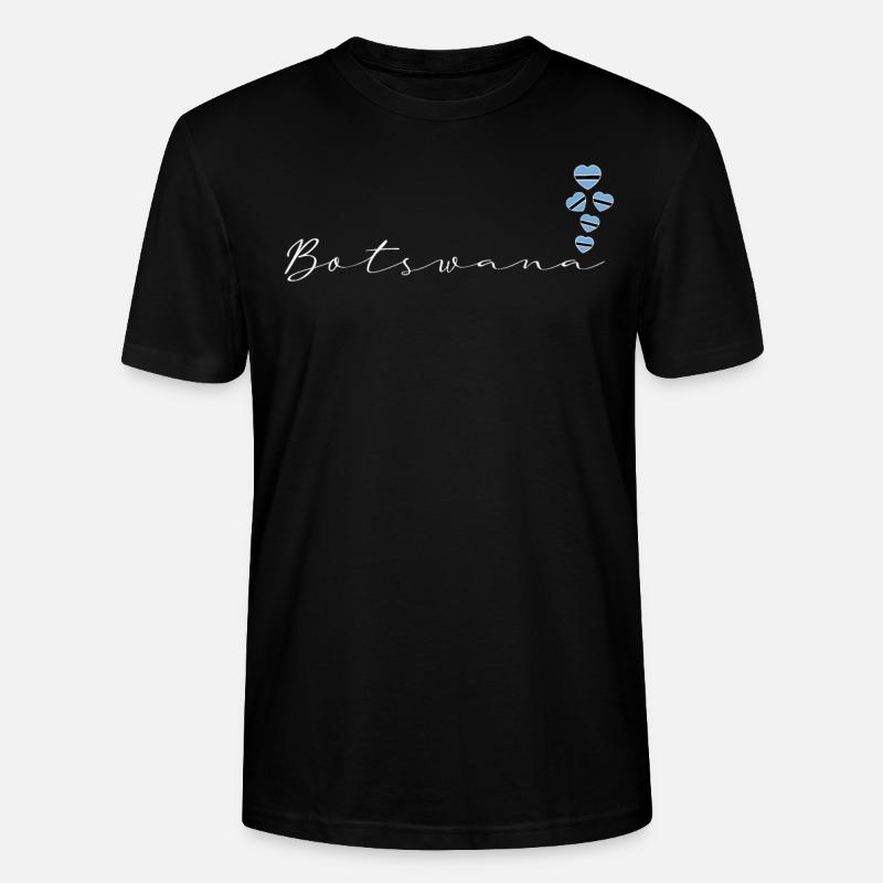 Botswana - Stanley/Stella Unisex Bio-T-Shirt CRAFTER - Schwarz