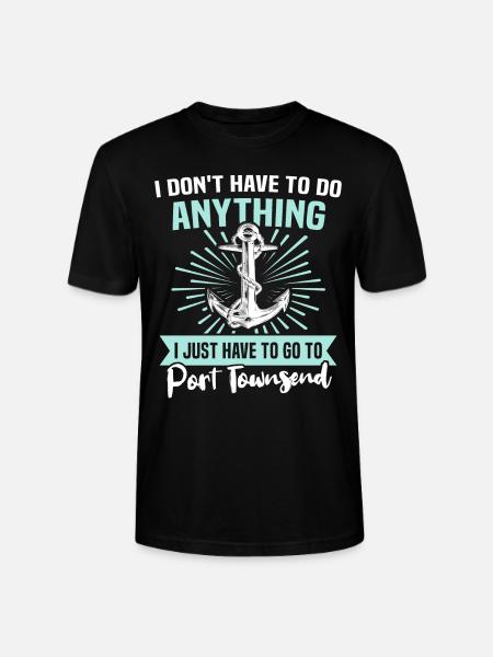 Port Townsend, Washington - Stanley/Stella CRAFTER Unisex Organic T-Shirt - black