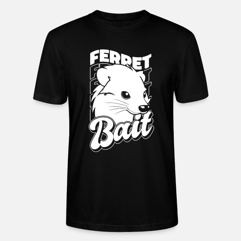 Frettchen Iltis - Stanley/Stella Unisex Bio-T-Shirt CRAFTER - Schwarz