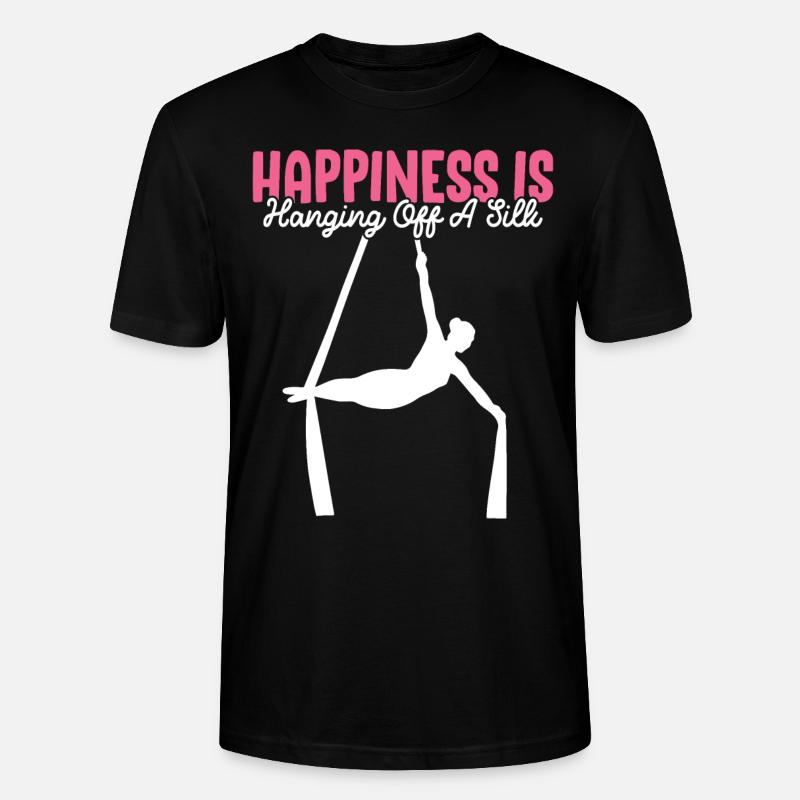Acrobate de soie aérienne - T-shirt bio CRAFTER Stanley Stella Unisexe - noir