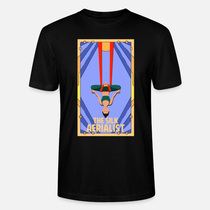 Luftseide - Stanley/Stella Unisex Bio-T-Shirt CRAFTER - Schwarz
