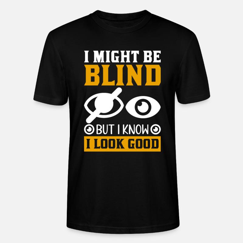Blindheitsbewusstsein Gesetzlich Blind - Stanley/Stella Unisex Bio-T-Shirt CRAFTER - Schwarz