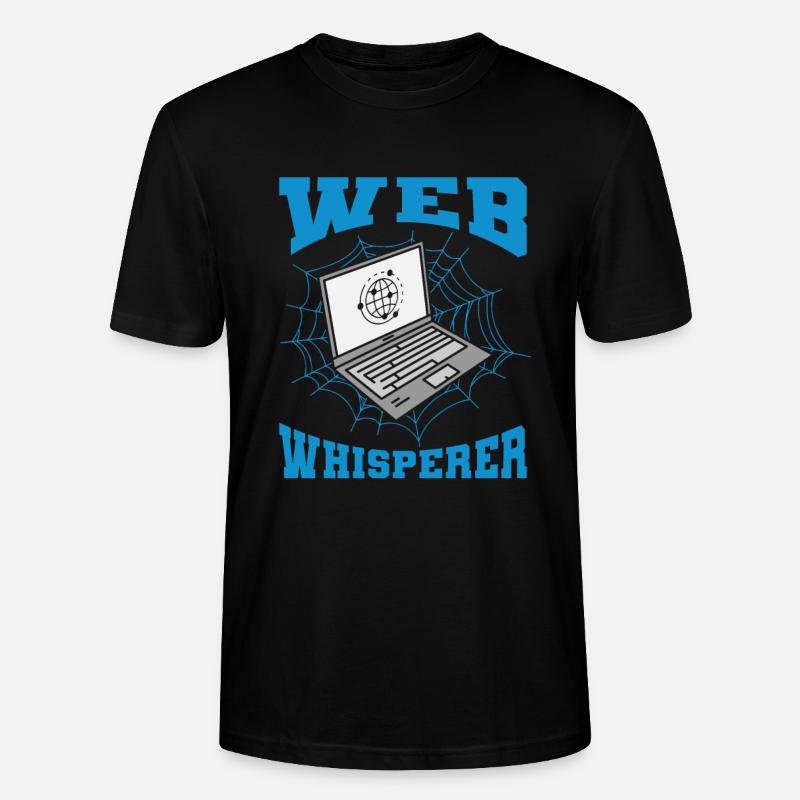 Web Entwickler Webdeveloper Lustig - Stanley/Stella Unisex Bio-T-Shirt CRAFTER - Schwarz