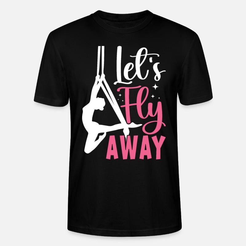 Acrobate de soie aérienne - T-shirt bio CRAFTER Stanley Stella Unisexe - noir