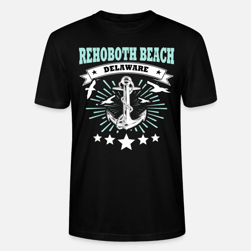 Rehoboth Beach - Stanley/Stella Unisex Bio-T-Shirt CRAFTER - Schwarz