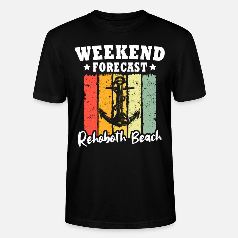 Rehoboth Beach - Stanley/Stella Unisex Bio-T-Shirt CRAFTER - Schwarz