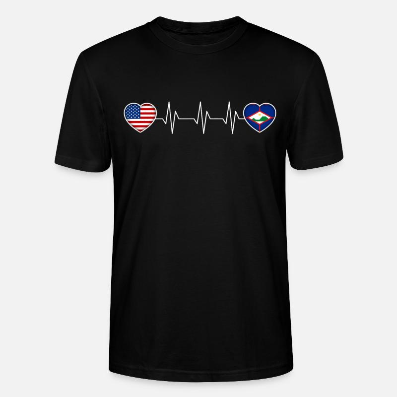 Sint Eustatius - Stanley/Stella Unisex Bio-T-Shirt CRAFTER - Schwarz
