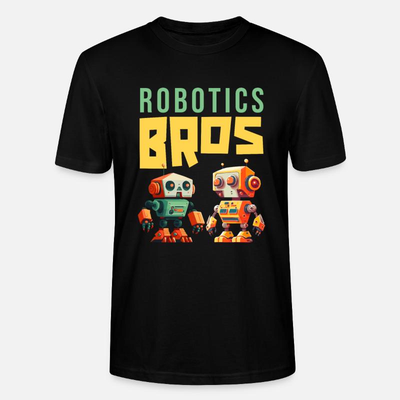 Robotik Ai Roboter Cool - Stanley/Stella Unisex Bio-T-Shirt CRAFTER - Schwarz