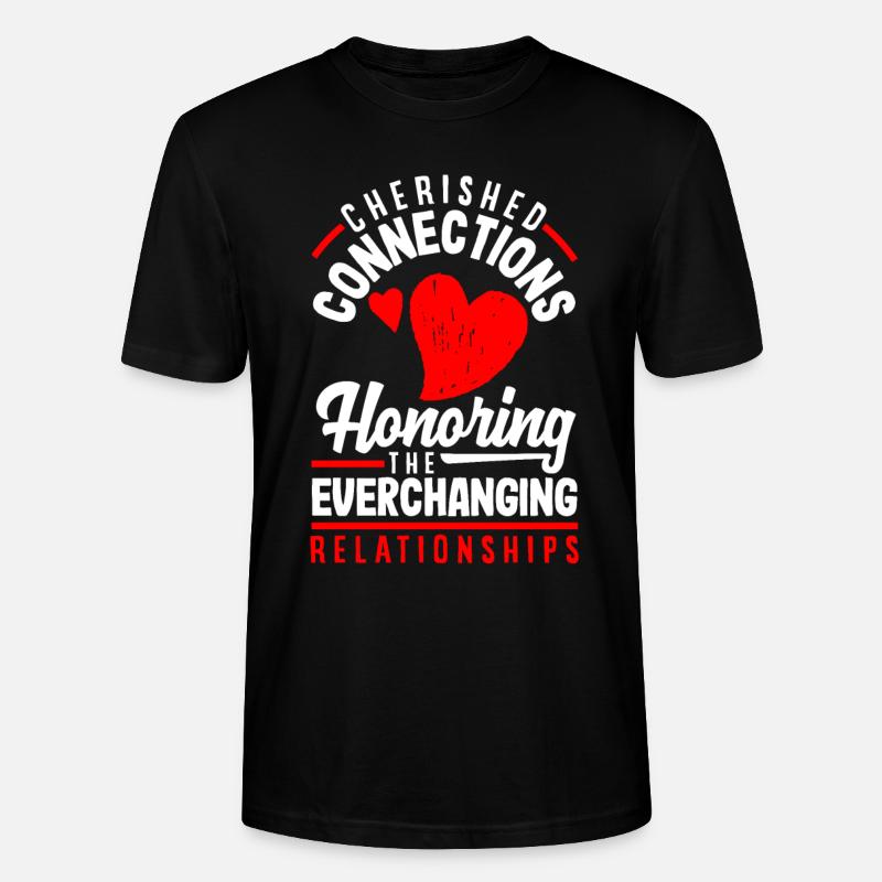 Honoring the Everchanging Relationships - Stanley/Stella Unisex Bio-T-Shirt CRAFTER - Schwarz