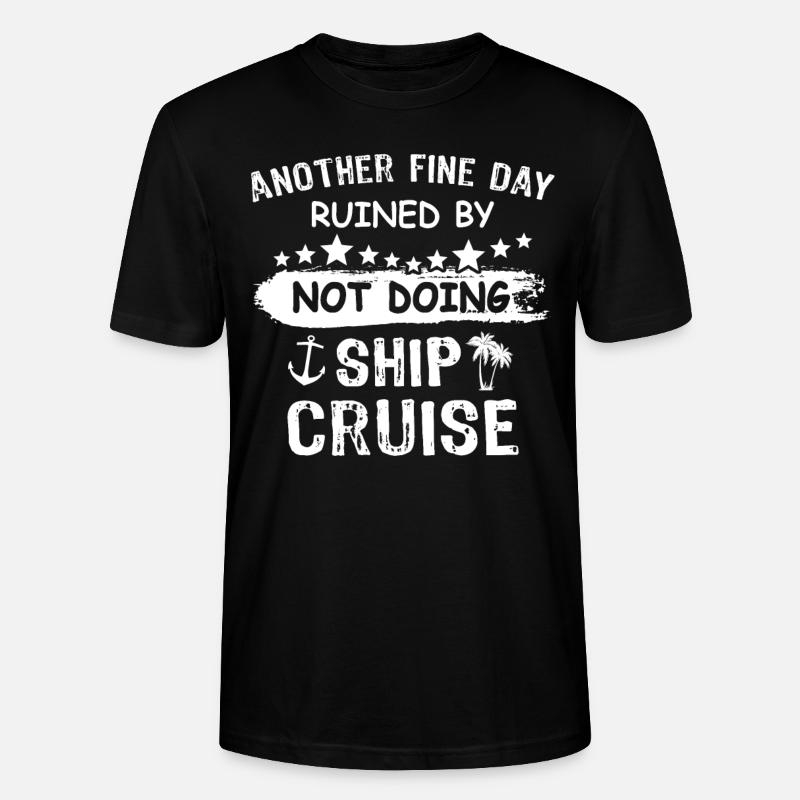 Kreuzfahrturlaub - Stanley/Stella Unisex Bio-T-Shirt CRAFTER - Schwarz