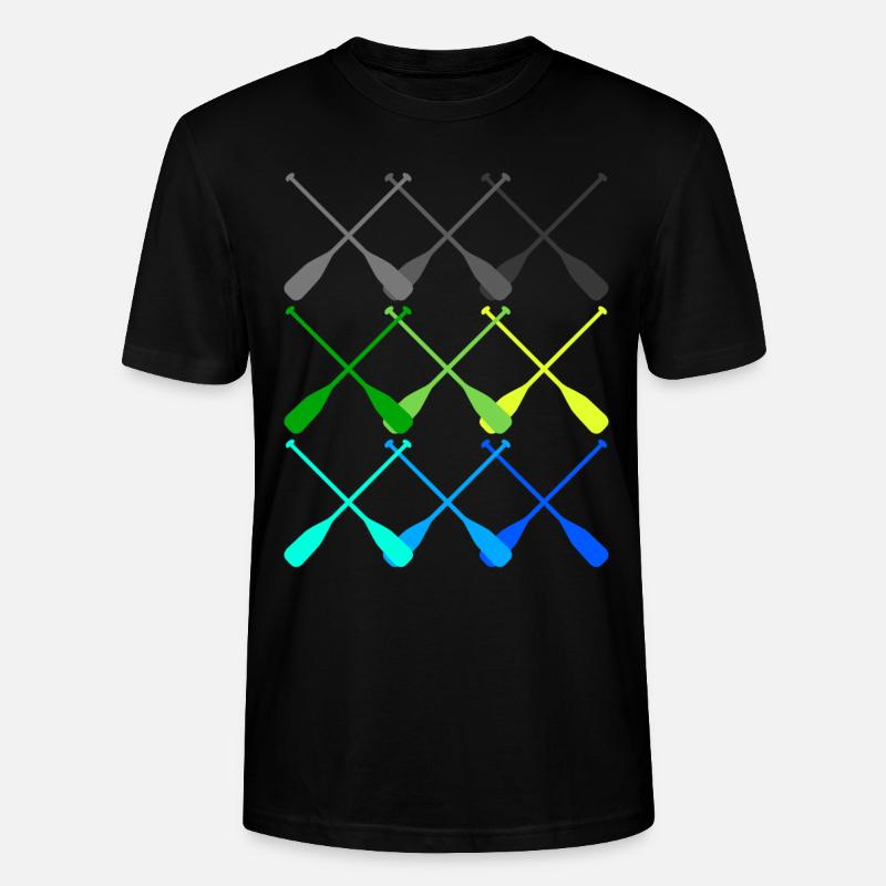 Rameur Bateau à rames - T-shirt bio CRAFTER Stanley Stella Unisexe - noir