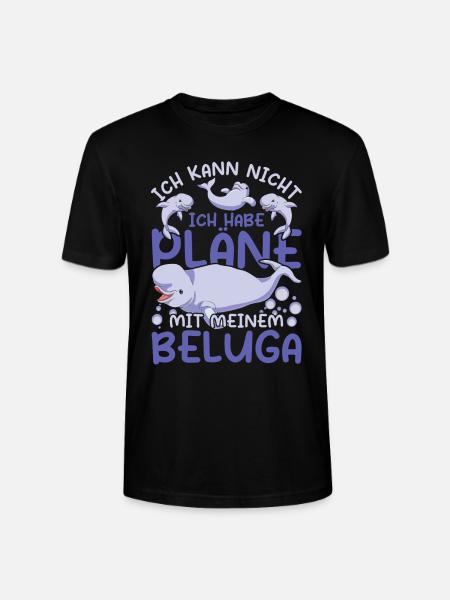 Beluga Wal - Stanley/Stella Unisex Bio-T-Shirt CRAFTER - Schwarz