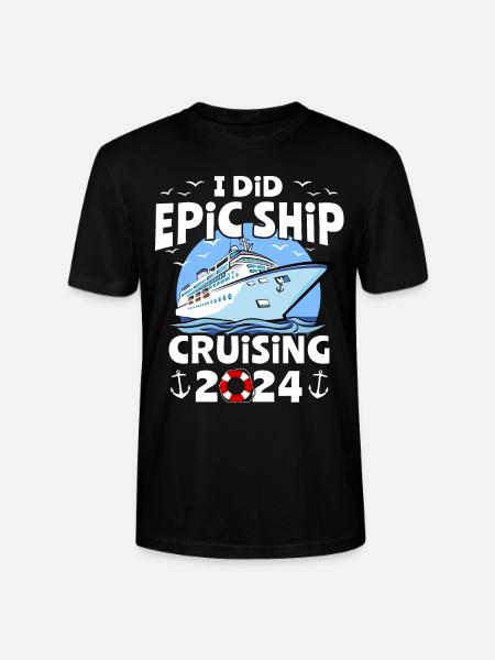 Cruise 2024 Cruise Ship - Stanley/Stella CRAFTER Unisex Organic T-Shirt - black