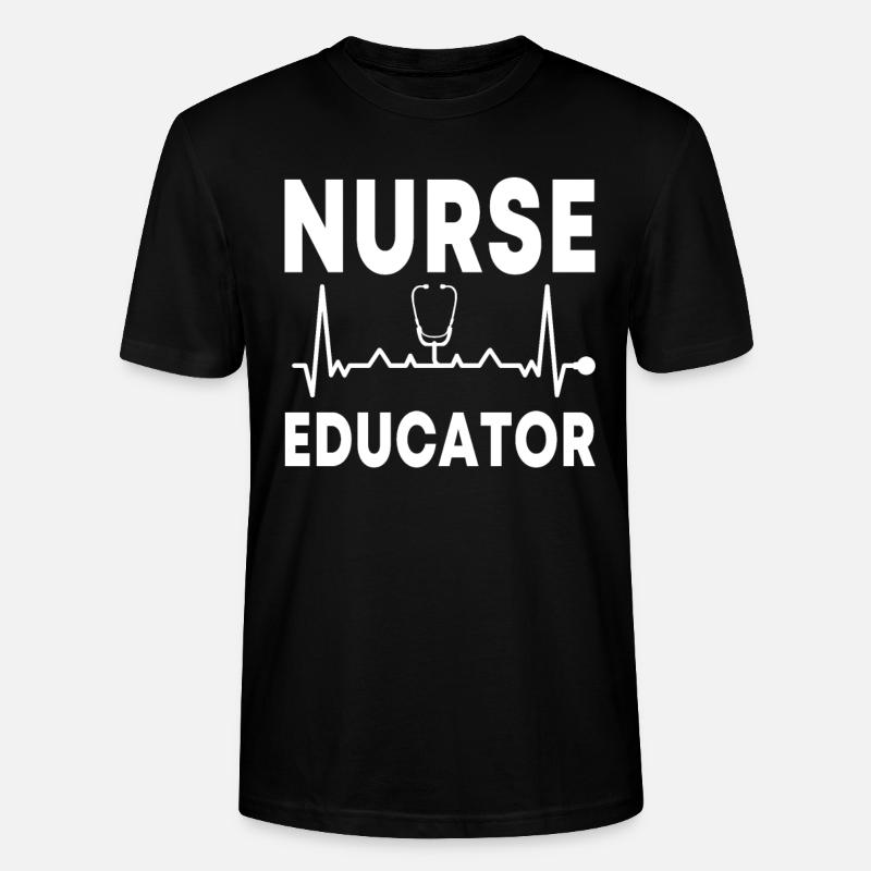 Vêtements d’infirmière instructrice - T-shirt bio CRAFTER Stanley Stella Unisexe - noir