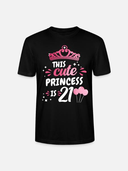 Gift 21 Years Birthday Child - Stanley/Stella CRAFTER Unisex Organic T-Shirt - black