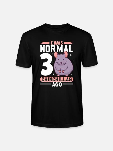 Chinchilla Liebhaber Geschenk Geschenkidee - Stanley/Stella Unisex Bio-T-Shirt CRAFTER - Schwarz